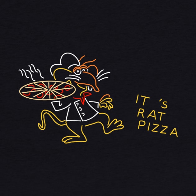 It's Rat Pizza Marquee by Casey Entertainment Cheese